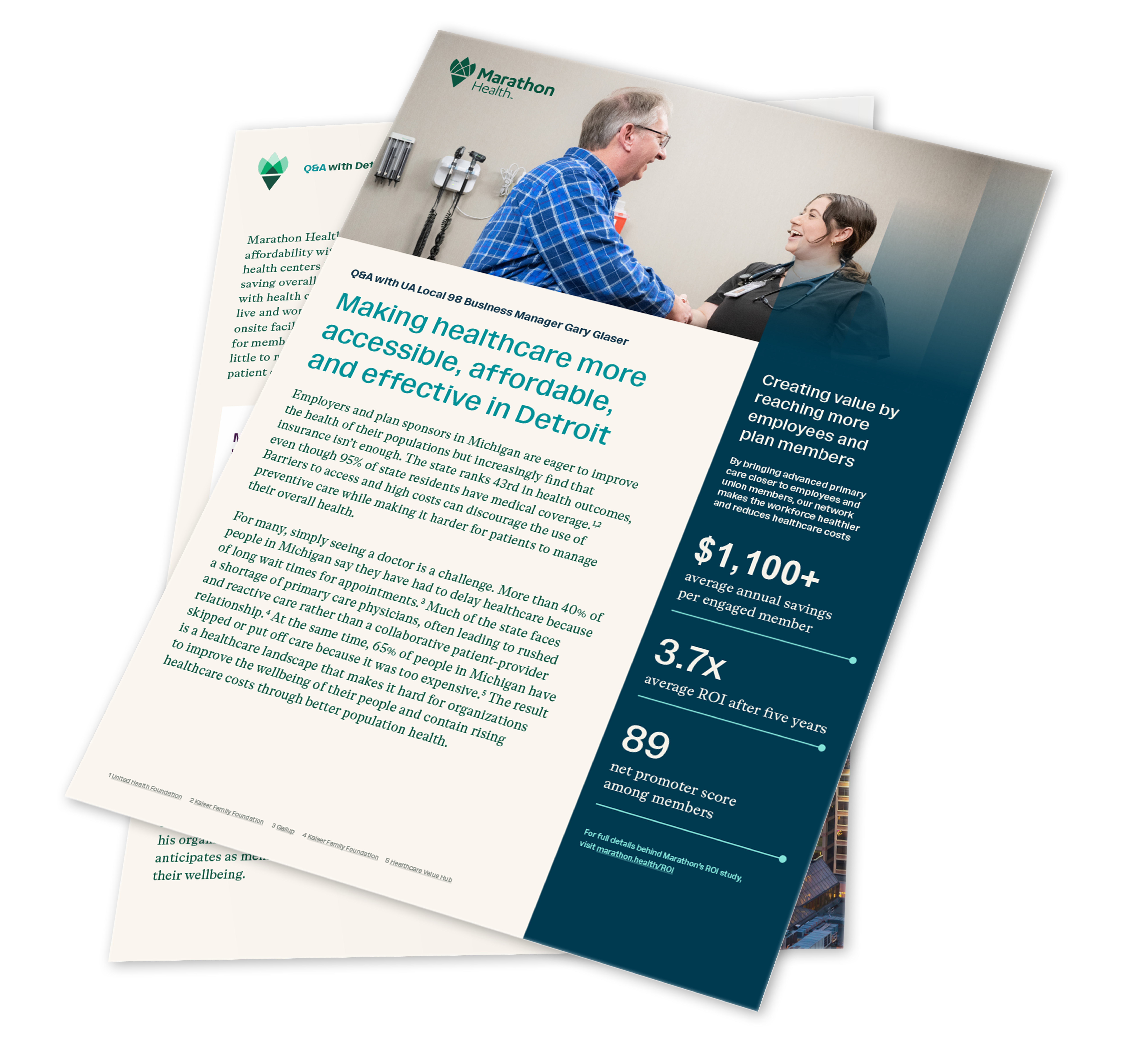 Michigan Workforce Healthcare Case Study cover.